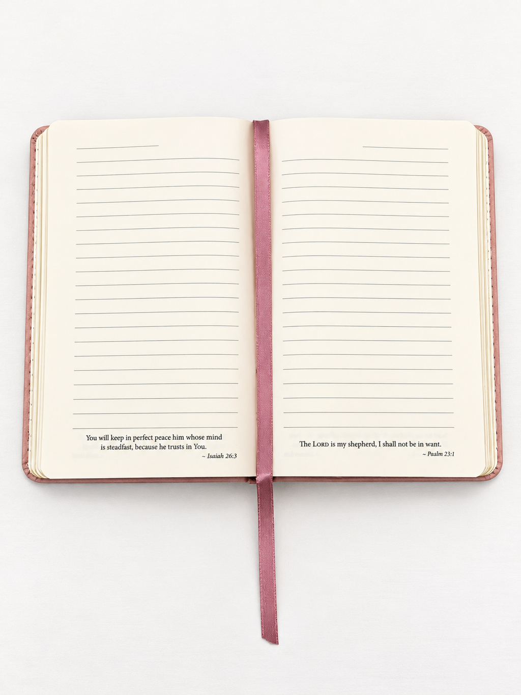 Trust pink Christian stationery collection with a Scripture journal, writing tools, bookmarks, washi tape, and Bible study accessories. Product photo 4 of 4.