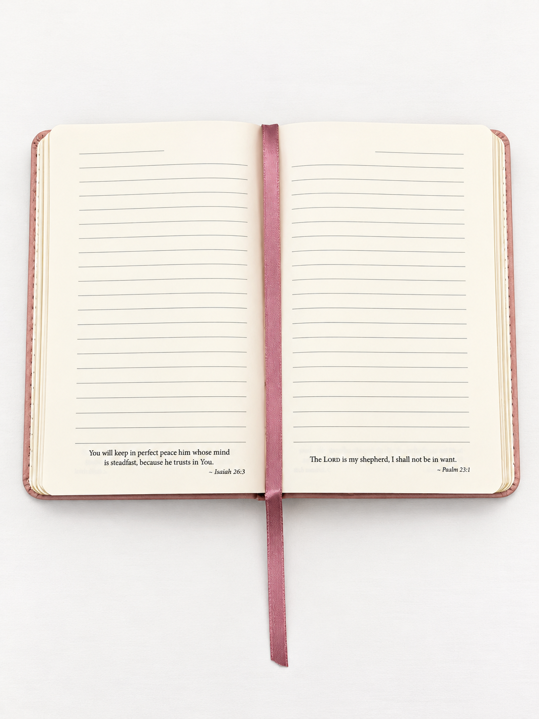 Trust pink Christian stationery collection with a Scripture journal, writing tools, bookmarks, washi tape, and Bible study accessories. Product photo 4 of 4.