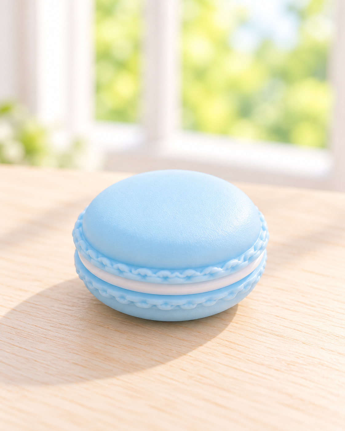 Pastel macaron jewelry holder for rings, earrings, and small keepsakes. Product photo 4 of 6.