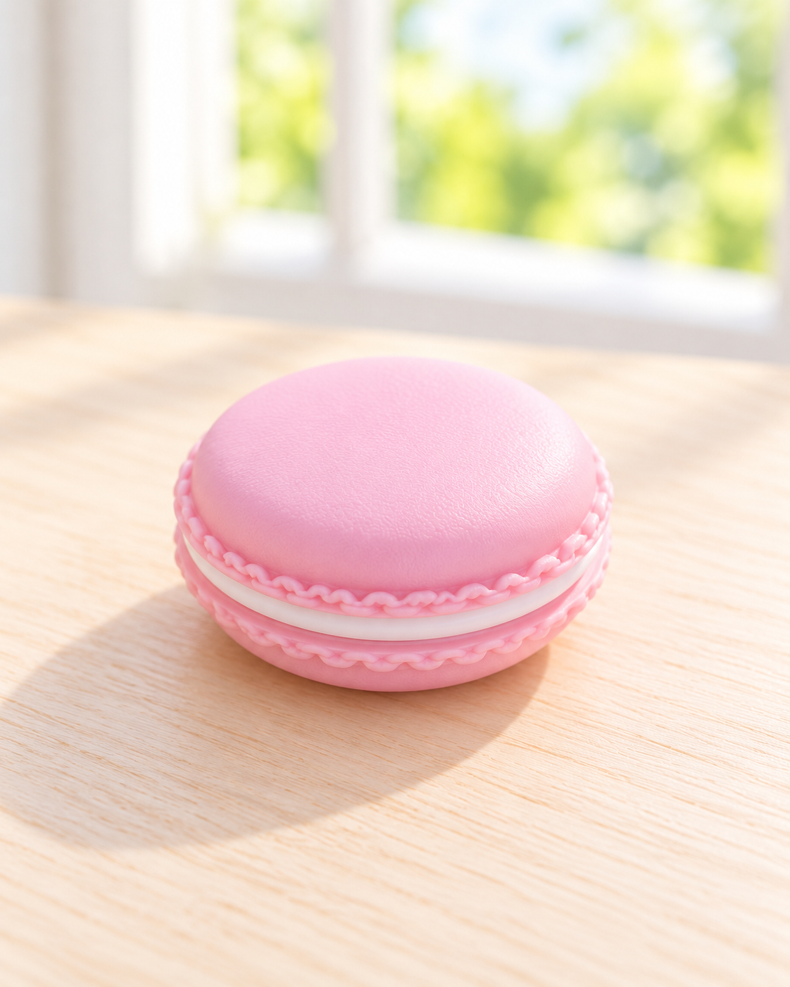 Pastel macaron jewelry holder for rings, earrings, and small keepsakes. Product photo 3 of 6.
