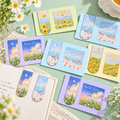 Assorted coordinating magnetic bookmarks for books, journals and planners